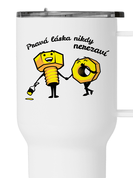 Pravá láska termohrnek White