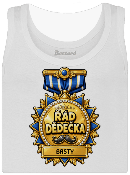 Řád dědečka dámské tílko klasické White