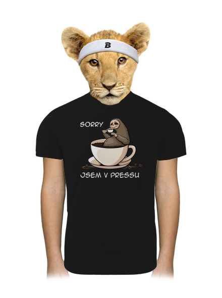 V pressu dětské sportovní tričko Black