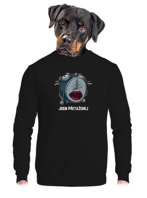 unisex mikina bez kapuce