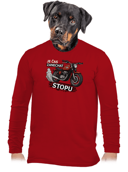 Stopa pánské dlouhý rukáv Red