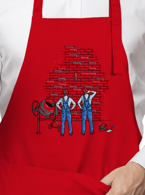 Zedníci zástěra Red