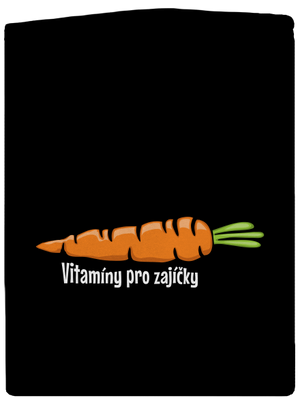 Vitamíny pro zajíčky pánská mikina na zip Black