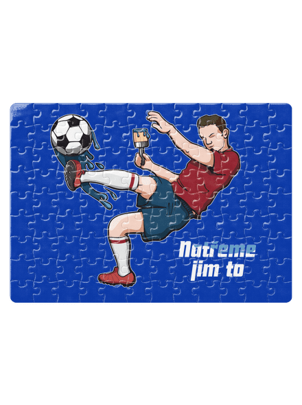 Natřeme jim to - Fotbal puzzle White