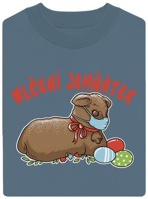 Mlčení jehňátek unisex mikina bez kapuce Nordic Blue