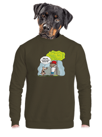 unisex mikina bez kapuce