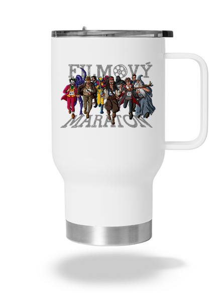 Filmový maraton termohrnek White