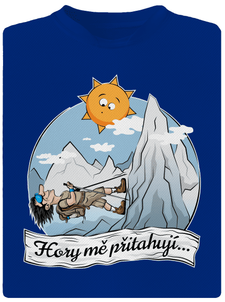 Hory mě přitahují pánské sportovní tričko Royal Blue Mal