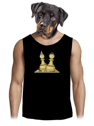 Šach a Mat pánské tílko Black