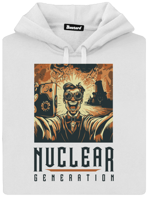 Nuclear generation dámská mikina klokanka White