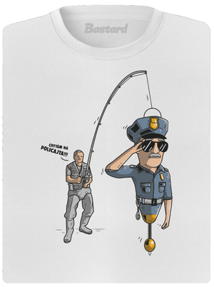 Policajt dámské sportovní tričko White