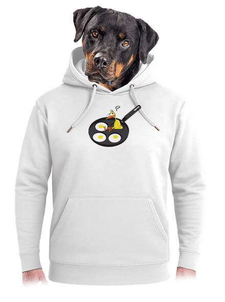 Kuře unisex mikina premium Snowwhite