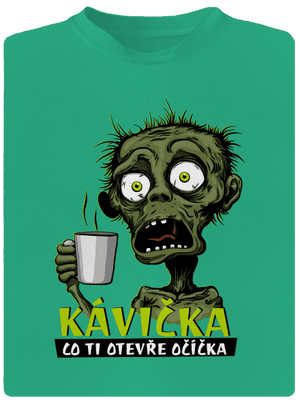 Zombie kávička pánské sportovní tričko Mint Mal