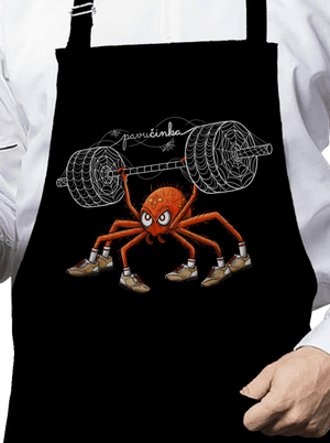 Pavučinka zástěra Black