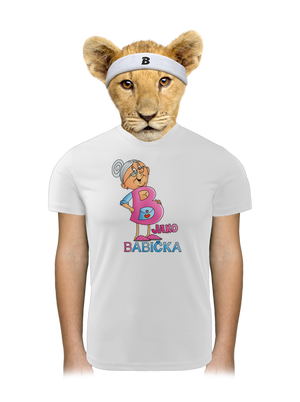 B jako babička dětské sportovní tričko White