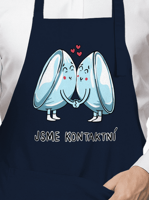 Kontaktní čočky zástěra Navy