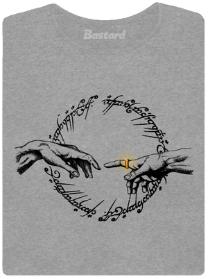 God of ring dámské tričko Dark Gray Melange