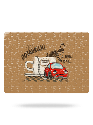 Dotankuju a jedu puzzle White