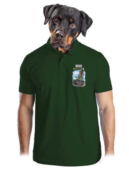 War Hunde pánská polokošile Bottle Green Mal