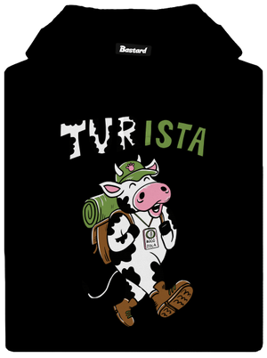 Tur na cestách pánská mikina klokanka Black