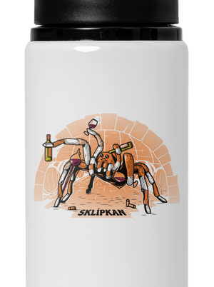 Sklípkan lahev na vodu White