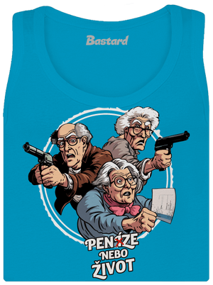 Penze nebo život dámské tílko klasické Blue Atol