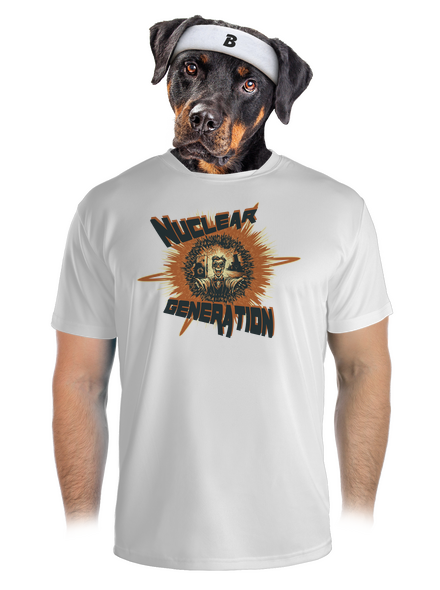Nuclear generation 2 pánské sportovní tričko White