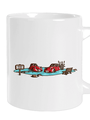 Kachny velký hrnek White