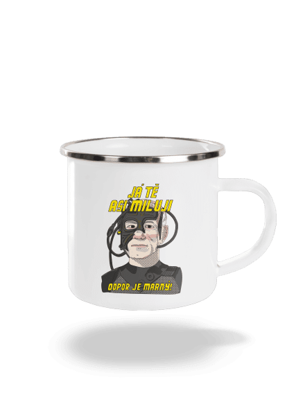 Zamilovaný Borg plecháček White