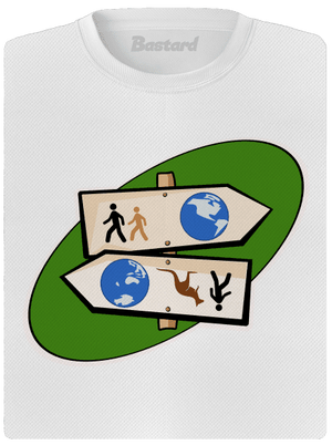 Dálkový pochod dámské sportovní tričko White