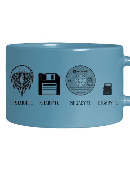 Trilobite hrnek makronka Blue Macaron