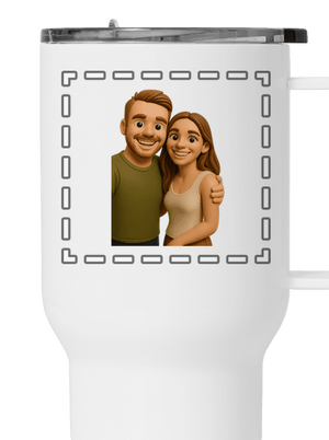 3D plastelína z vlastní fotky termohrnek White