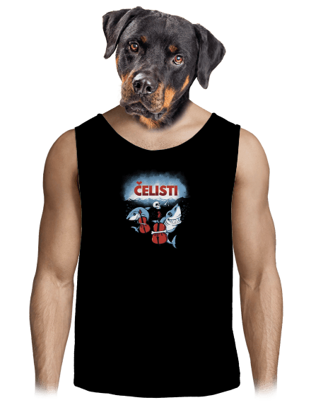 Čelisti pánské tílko Black