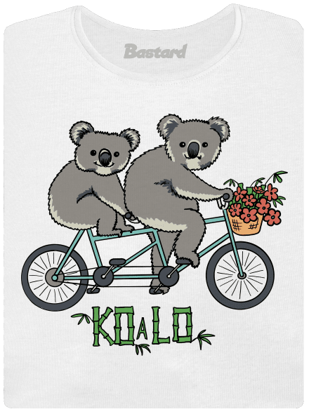 Koalo dámské tričko s lemem White