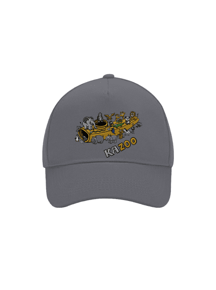 KaZoo kšiltovka baseballka Graphite grey
