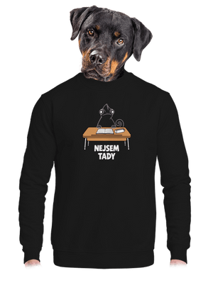 unisex mikina bez kapuce