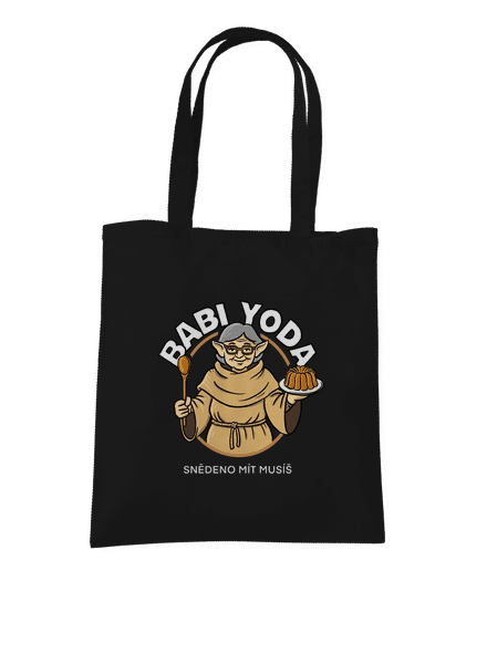 Babi Yoda taška Black
