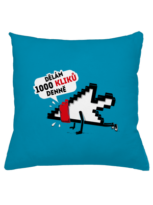 Klikař polštář Blue Turquoise