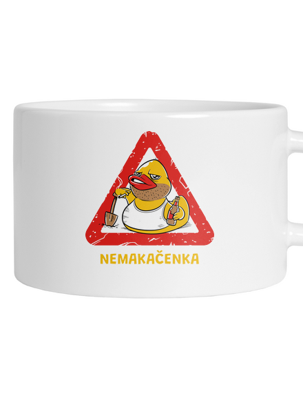 Nemakačenka hrnek makronka White