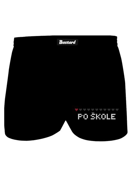 Po škole pánské trenky Black