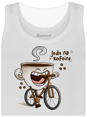 Jedu na kofeinu dámské tílko klasické White