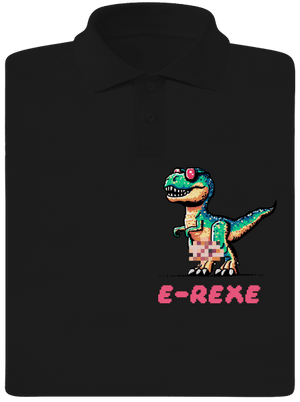 E-Rexe pánská polokošile Black