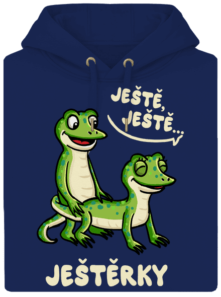 Ještě, ještě unisex mikina premium Navy