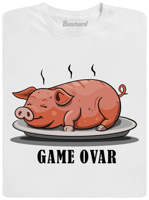 Game ovar pánské dlouhý rukáv White