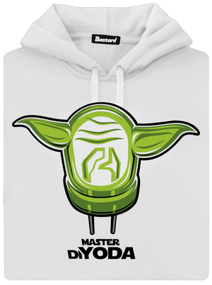 Mistr DiYoda dámská mikina klokanka White