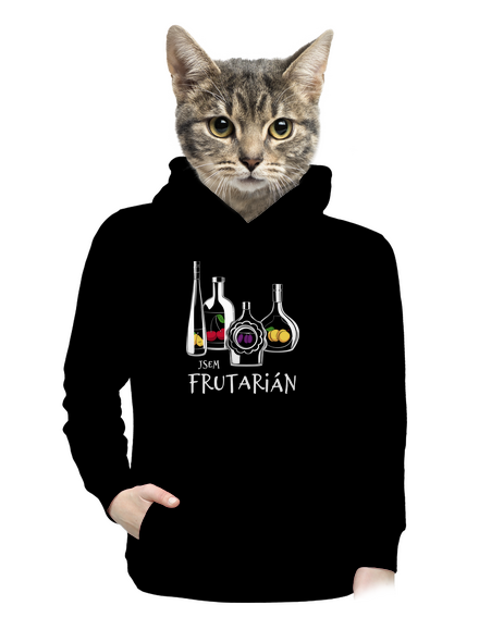 Frutarián dámská mikina klokanka Black