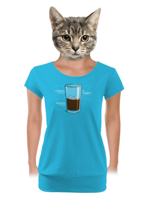 dámské tričko s lemem