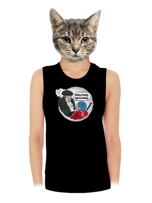 Český hokej dámské tílko volné Black