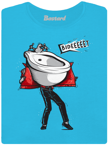 Bidet dámské tričko s lemem Blue Atol