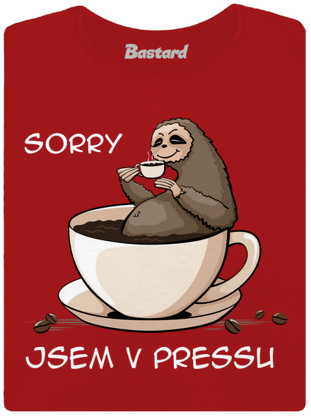 V pressu dámské tričko premium Red Mal